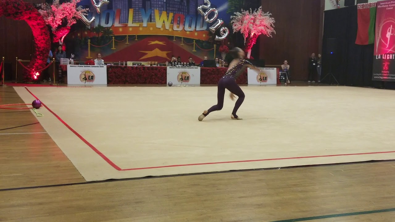 Vlada Nikolchenko UKR - Hoop - Level 10 Senior - LA Lights 2019