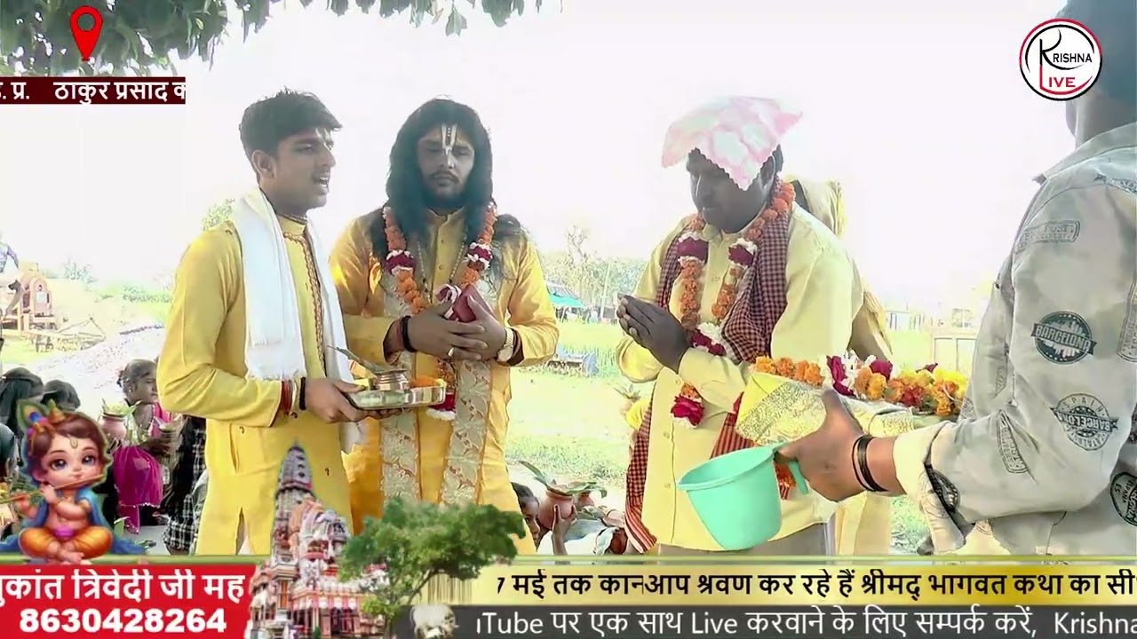 KALASH YATRA आचार्य श्री विष्णुकांत त्रिवेदी जी महाराज श्री धाम वृन्दावन