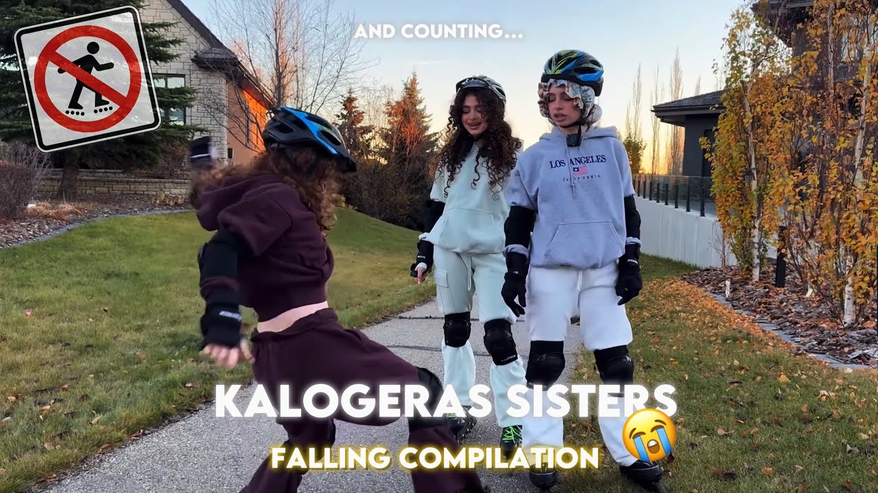 KALOGERA SISTERS FALLING COMPILATION || FALL COUNTS