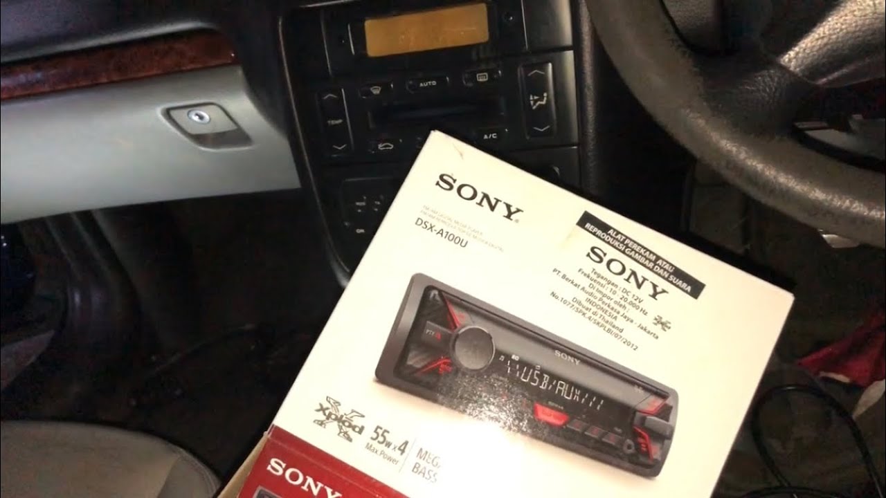 Pasang audio radio tapi di peugeot 406 d9 - Sony audio
