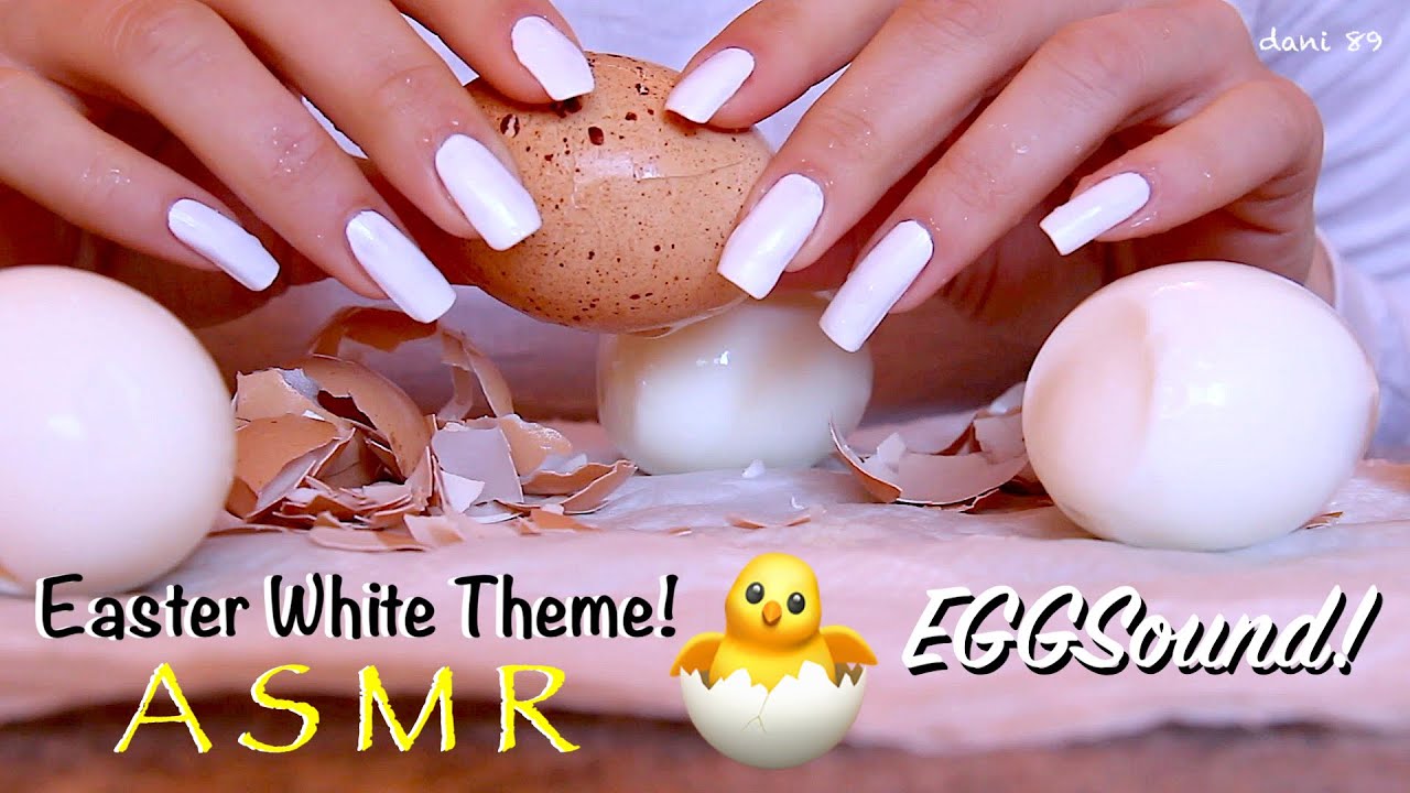 🐣 SPECIAL ASMR 🤩 Easter 🥚 Total White theme! 🐣 EGGSOUND! 🎧 So TINGLY with New TRIGGER!!! 🍳😴