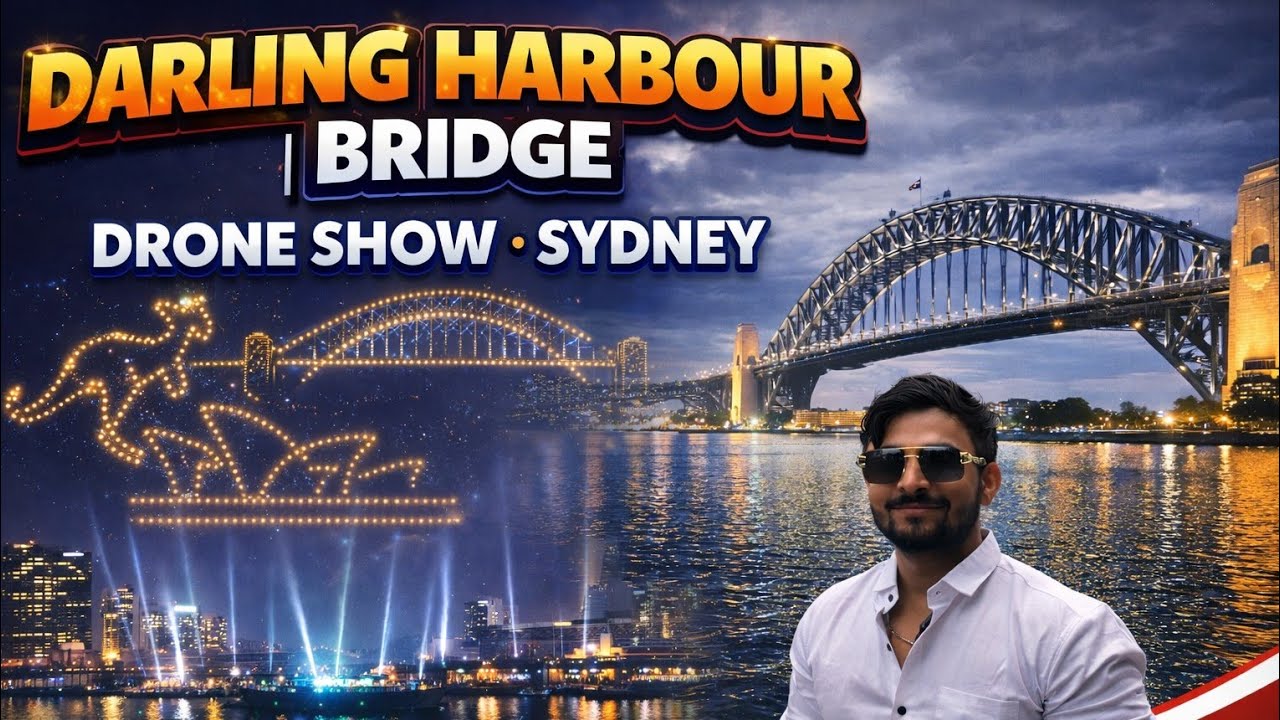 Darling Harbour bridge, Sydney, Australia VLOG in Marathi 😁❤️ MUST WATCH NOW 