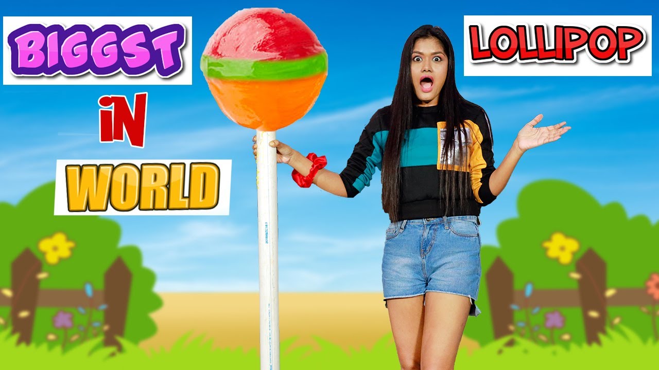 আমি তৈরী করলাম দুনিয়ার সবথেকে বড় LOLIPOP | OMG! I Made Biggest Lollipop in World