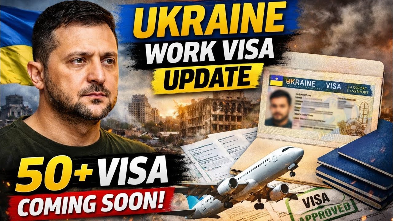Ukraine 🇺🇦 ইউক্রেন। Good News! Work Visa Update 50+ Visa Coming Soon! আলহামদুলিল্লাহ। 