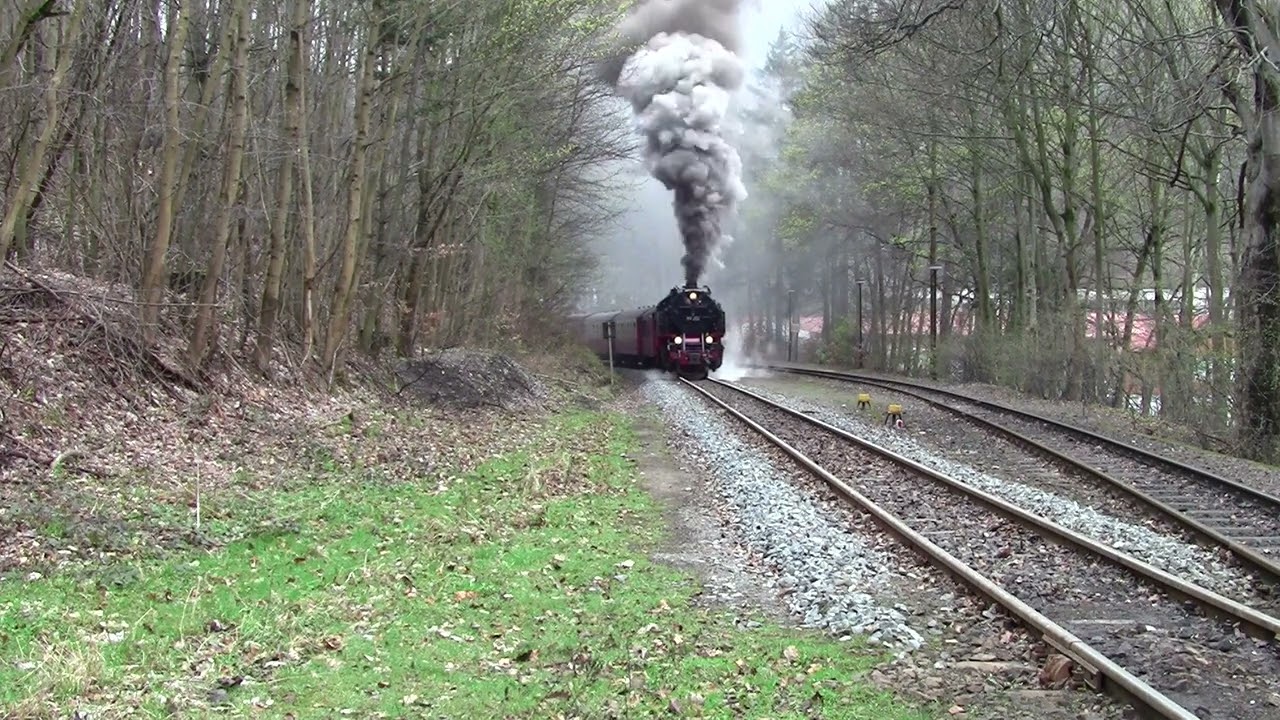 Die Harzer Schmalspurbahn Mitte April 2023