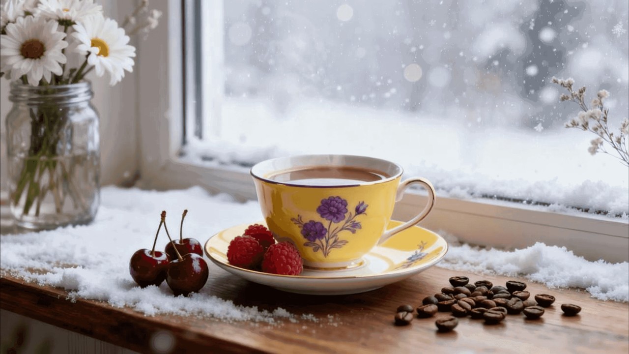 Positive Morning Coffee Jazz ☕Elegant February Jazz & Smooth Bossa Nova Instrumental for a Good Mood