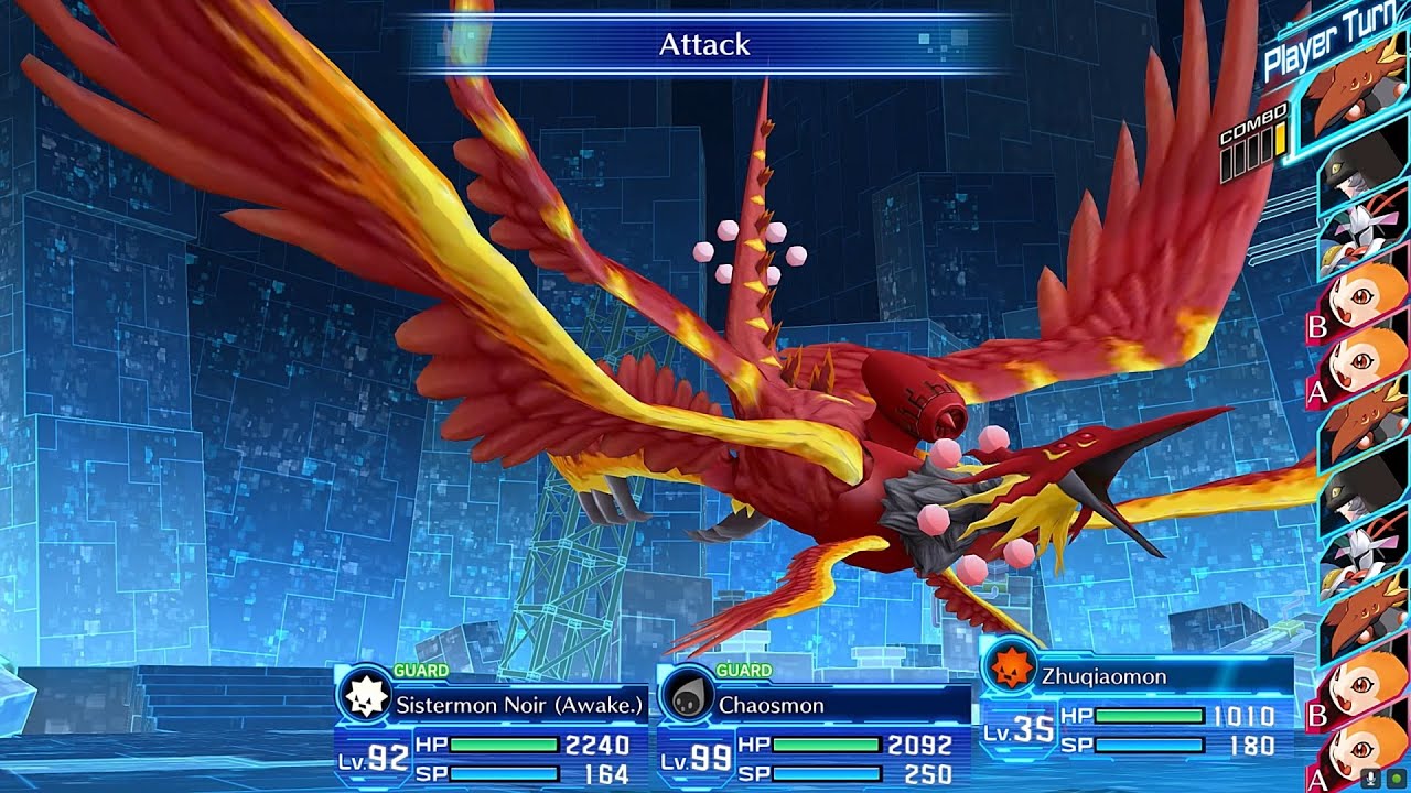 Hououmon evolve Zhuqiaomon and Skill.: Digimon Cyber Sleuth Mods