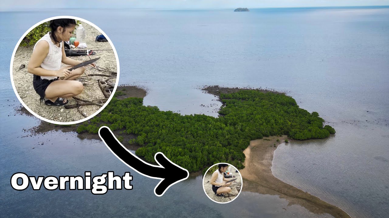 Overnight camping sa ABANDONADONG ISLA ! | catch and cook