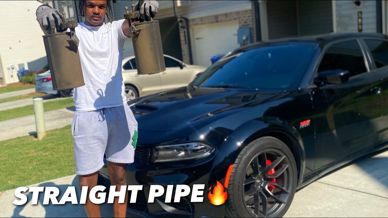 I STRAIGHT PIPED MY WIDEBODY SCATPACK CHARGER!!