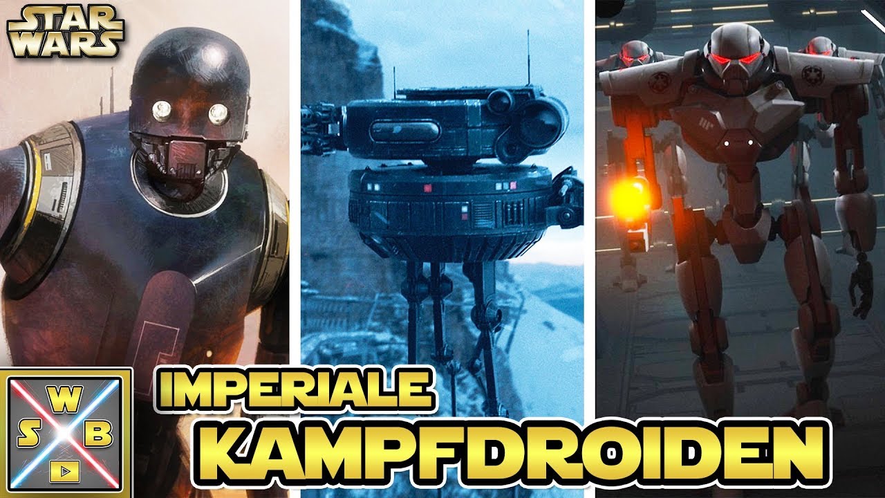 STAR WARS: Alle Kampfdroiden des Imperiums