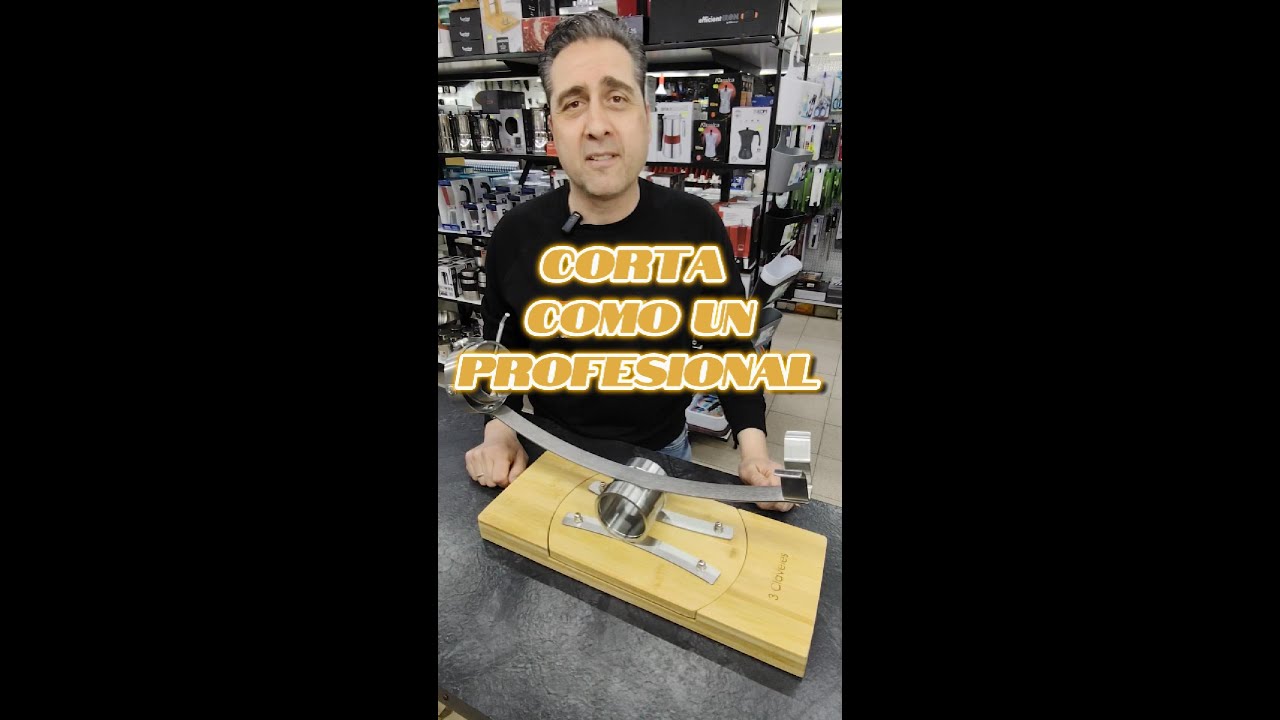 CORTA EL JAMÓN COMO UN PROFESIONAL. JAMONERO 360 3CLAVELES