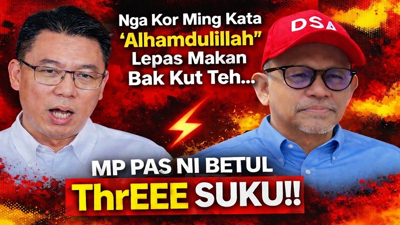 Nga kor ming kata Alhamdulillah dlm parlimen bukan lepas makan Ba kutTeh, MP PAS ni betul tiga suku