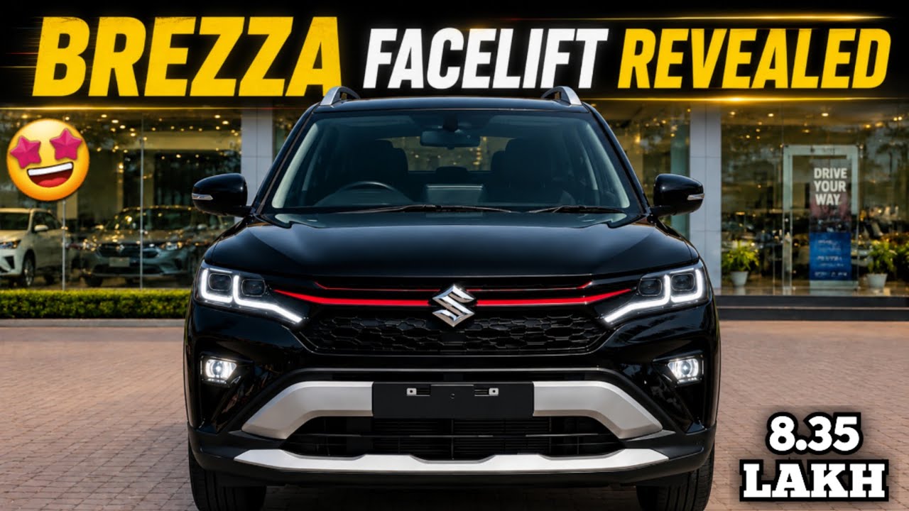 2026 Maruti Brezza Facelift Finally🤩 Revealed | Price, Features & Launch Date