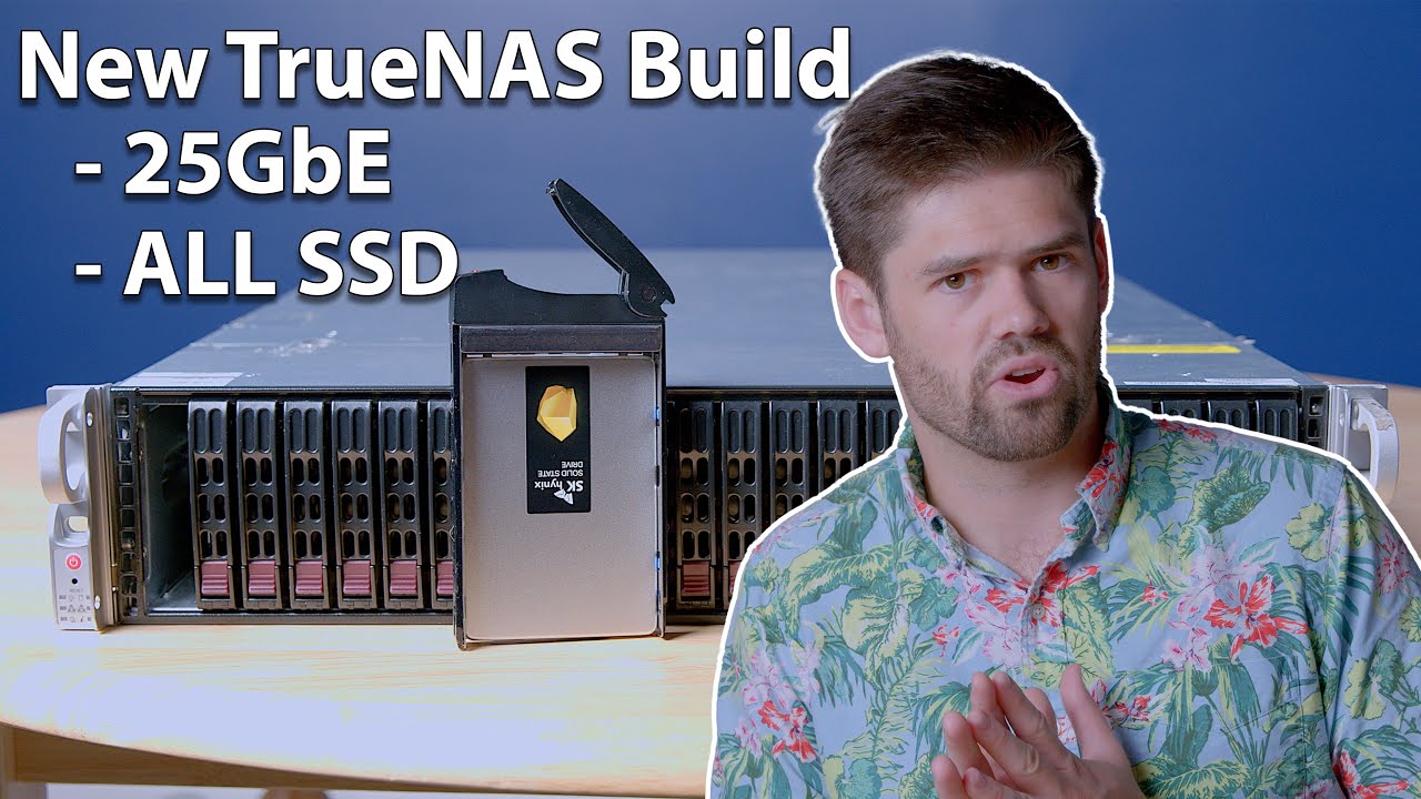 Сборка нового сервера TrueNAS 25GbE с твердотельными накопителями