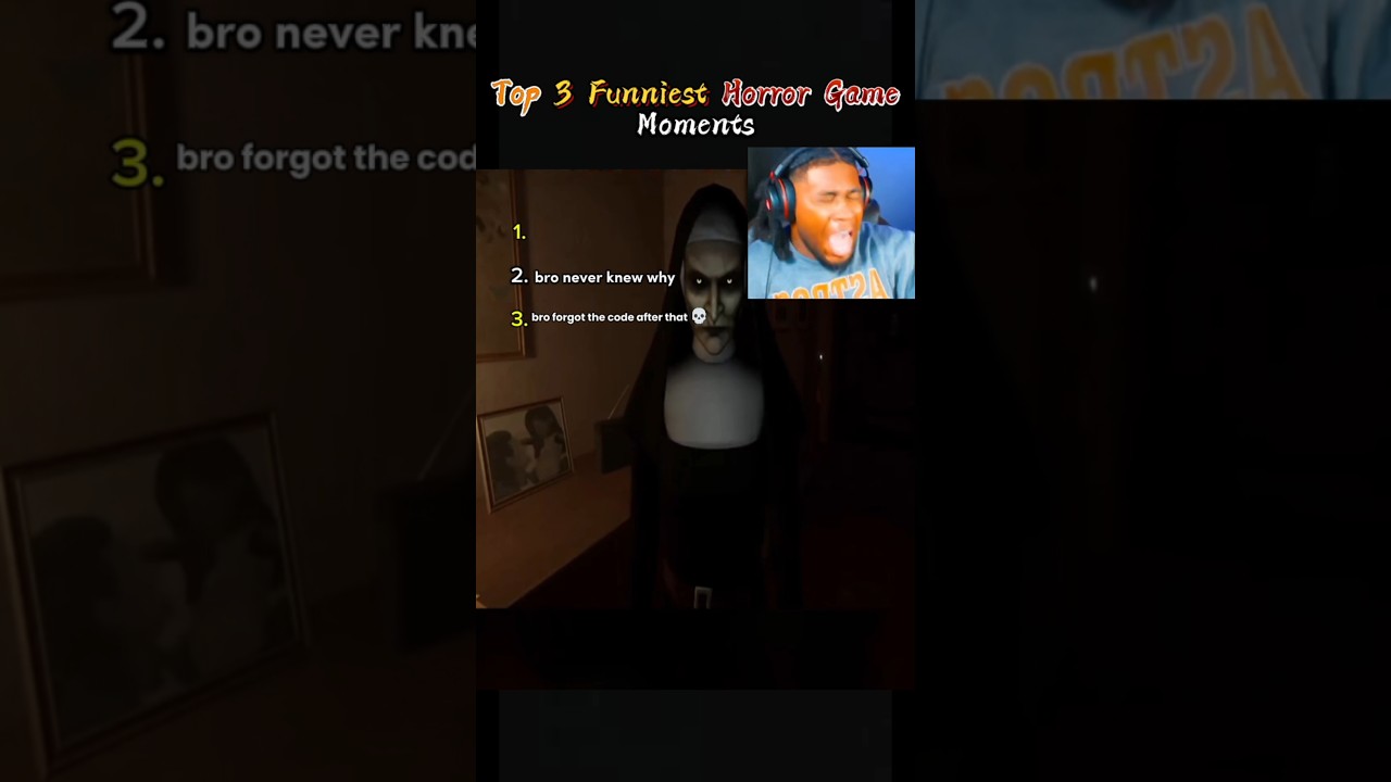 Top 3 Funniest Horror Game Moments 😭👻 (Why Is Bro Faster Than the Jumpscares? 💀)