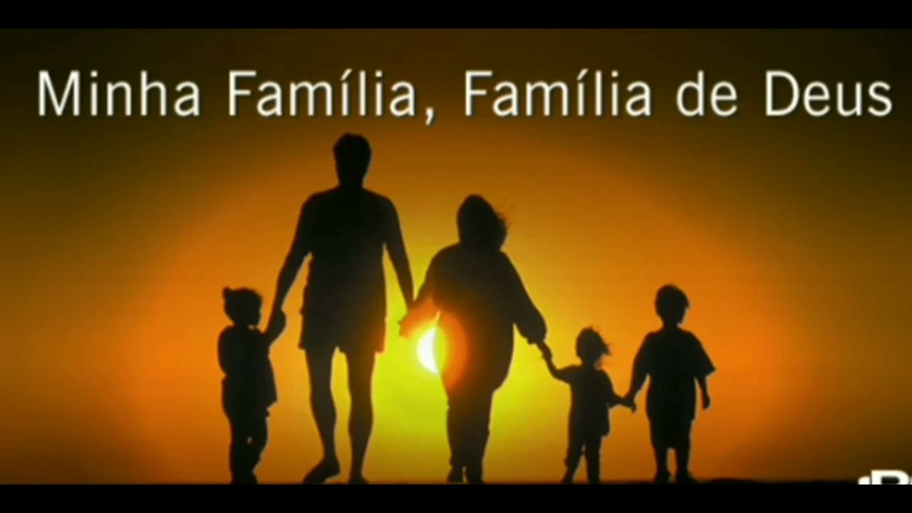 Minha família na presença de  DEUS