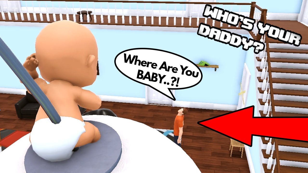 BABY AND DADDY PLAYING HIDE AND SEEK!!! (Who's Your Daddy)