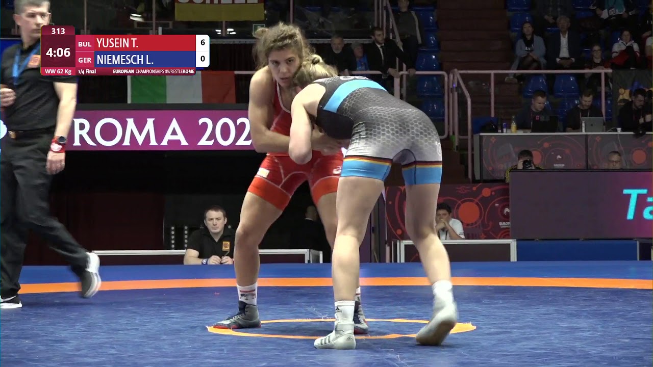 1/4 WW - 62 kg: T. YUSEIN (BUL) v. L. NIEMESCH (GER)