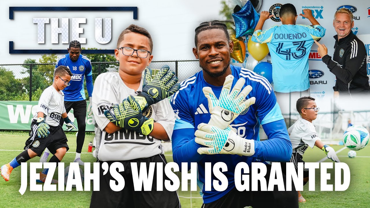 Andre Blake Grants Jeziah's Wish | The U