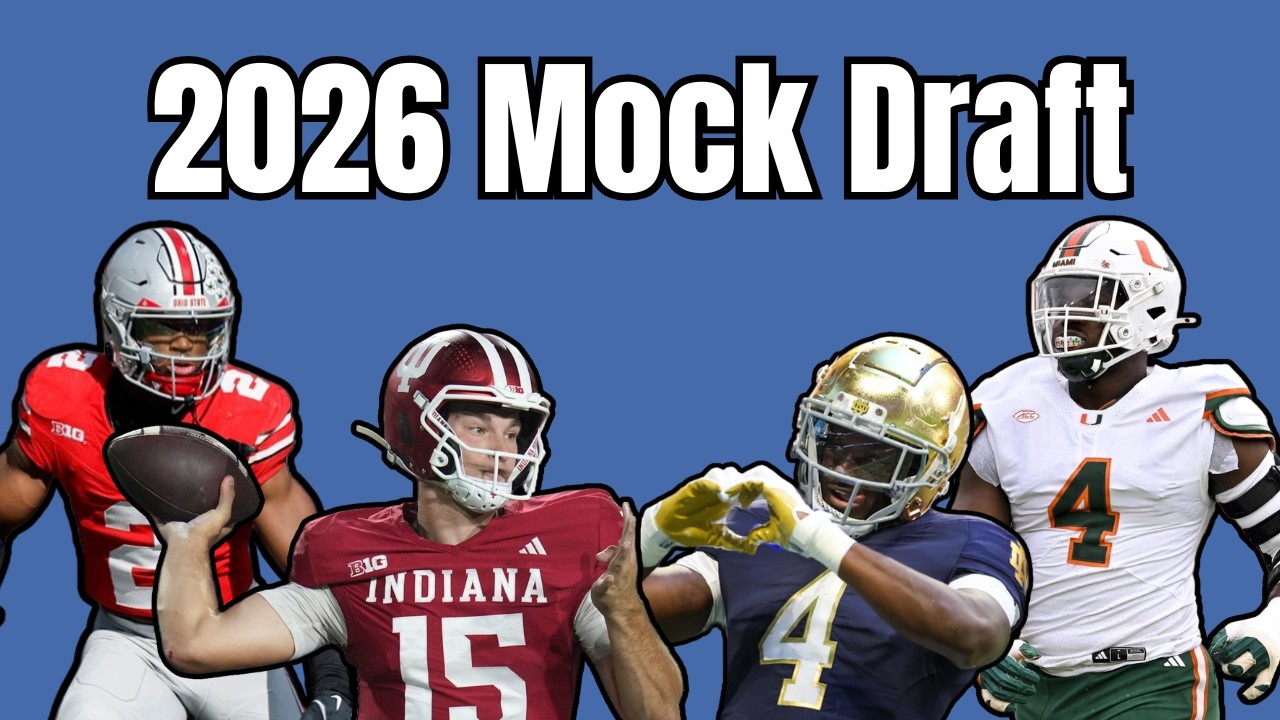 2026 NFL Mock Draft 1.0