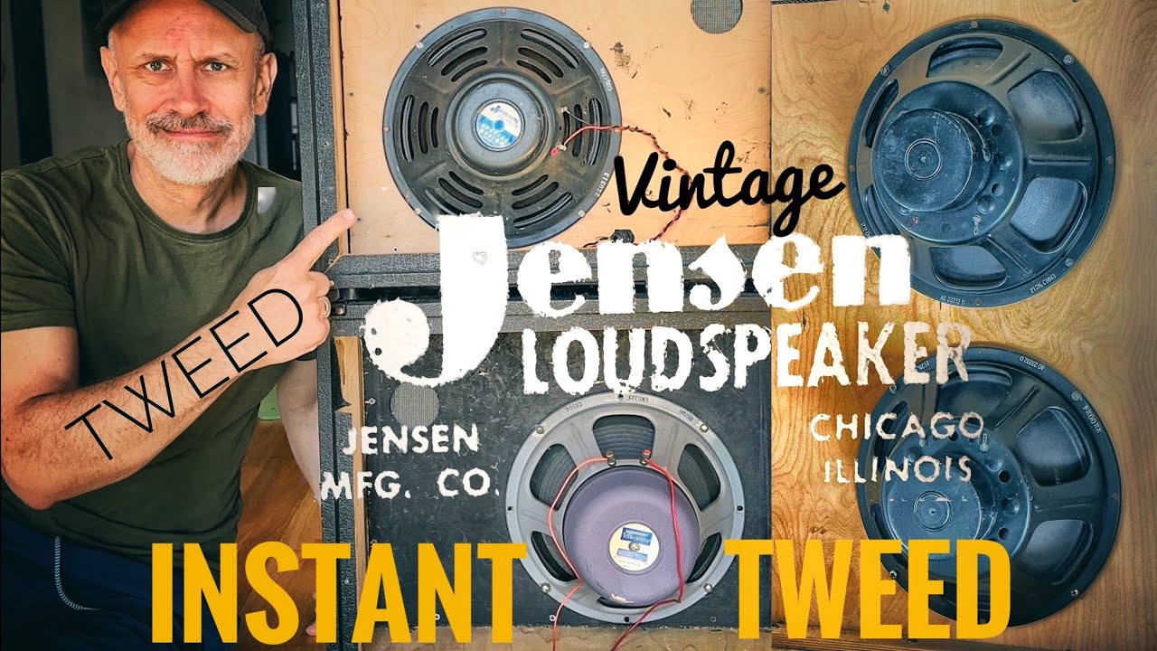 Vintage Jensen Speakers IS the TWEED SOUND!