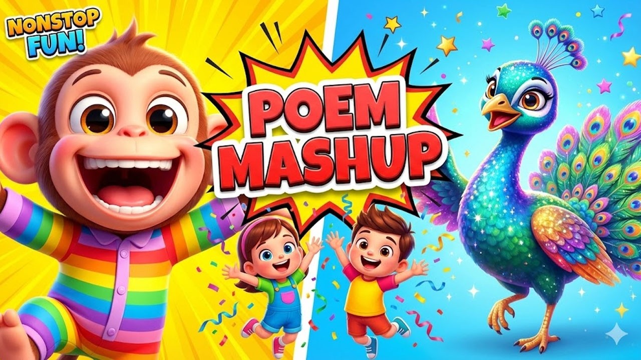 Top 10 Hindi Nursery Rhymes Mashup  | Kids Songs Collection 2026 | #kidsentertainment #poem
