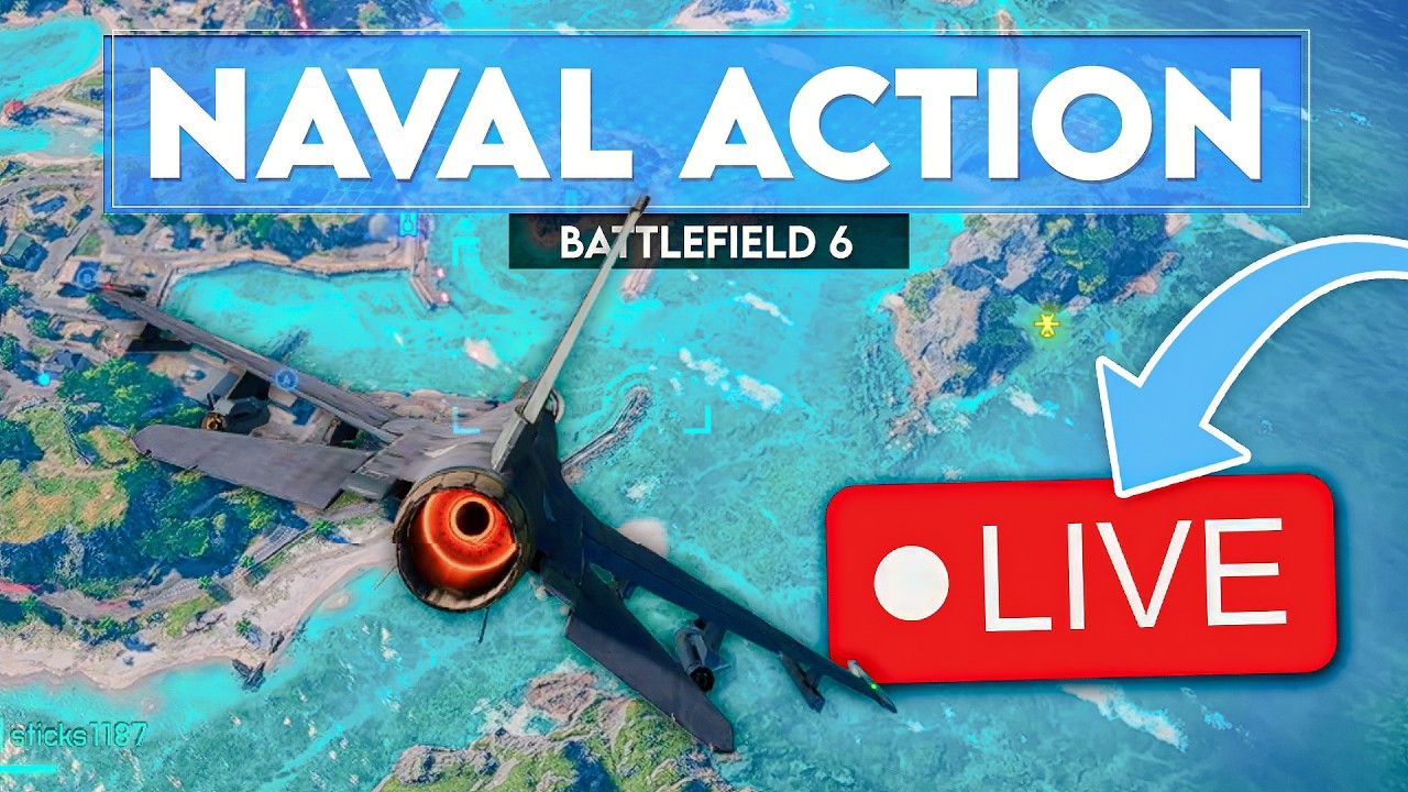 TOP GUN Jet Pilot vs New Battlefield 6 Naval DLC!