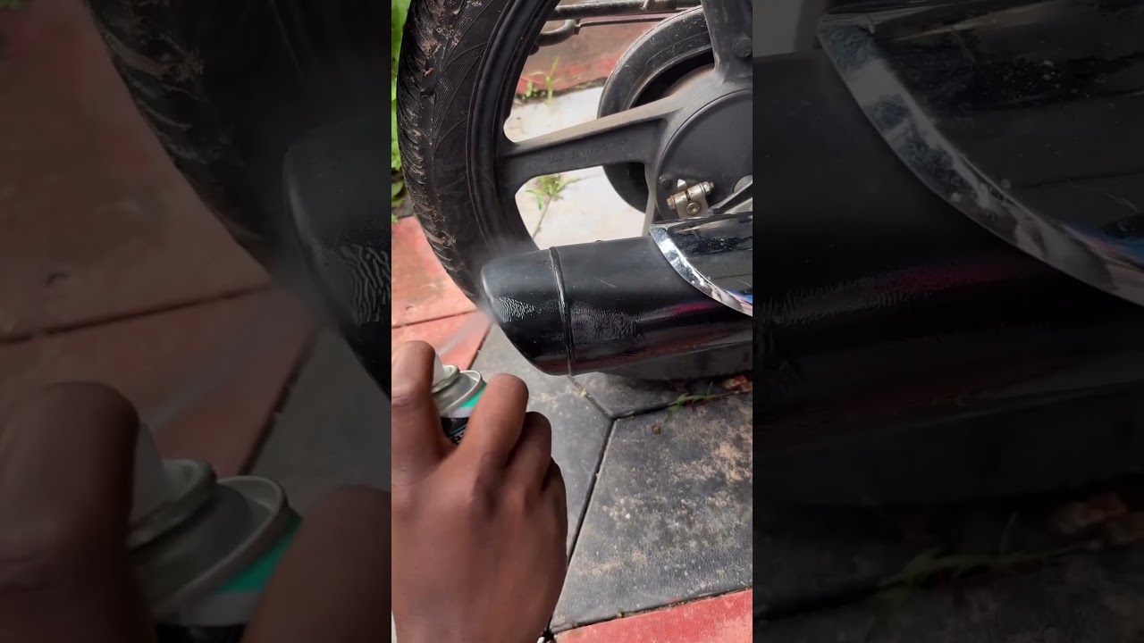 Silencer coating for bike and scooter
