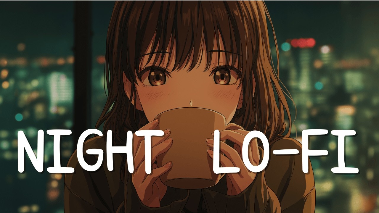 Warm Night Coffee ☕🌃 | 1 Hour Cozy Lofi for Study & Relax