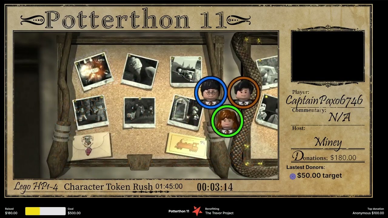 Potterthon 11: Lego HP1-4 Character Token Rush By Captainpaxo6746