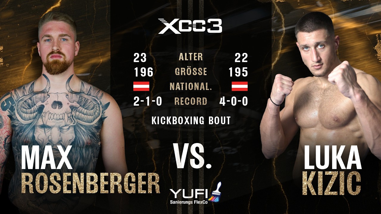 Max Rosenberger vs Luka Kizic | XCC3 FULL FIGHT
