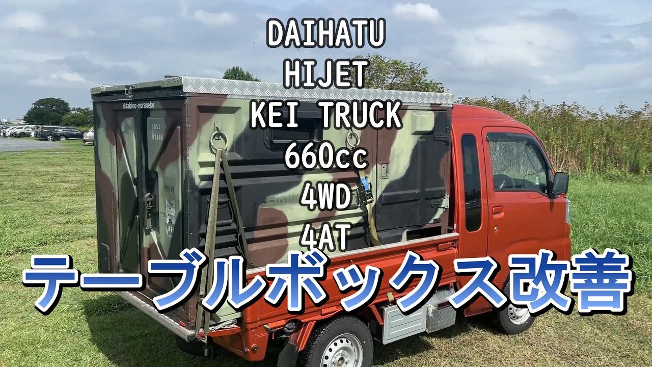 DIY　テーブル兼用収納ボックス@tabino-noraneko