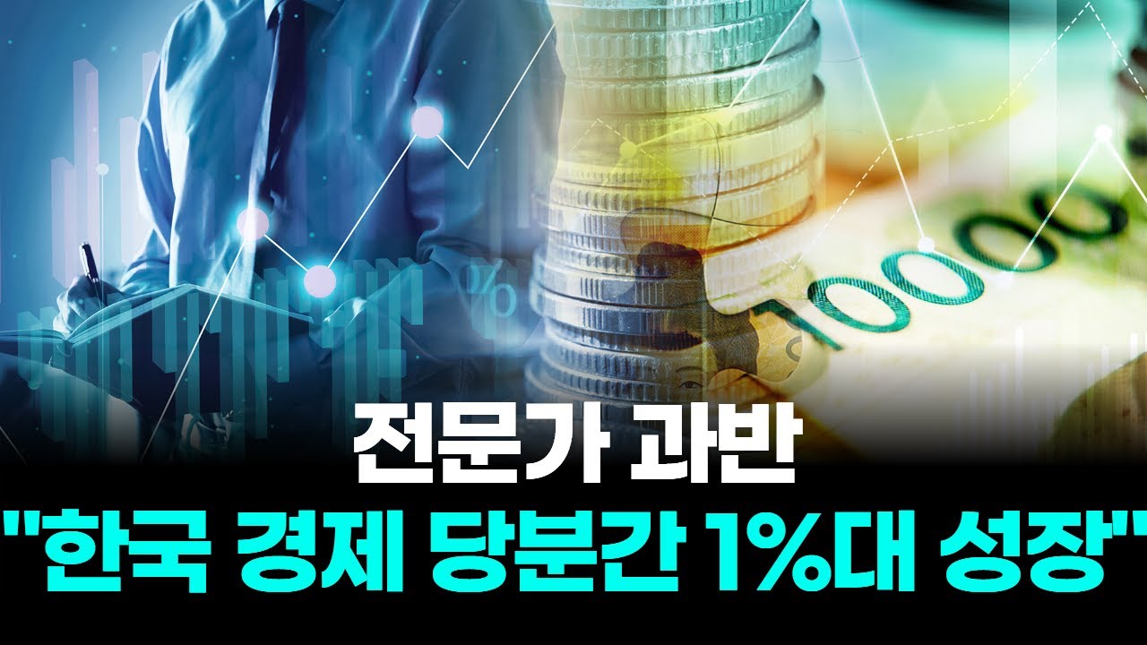 전문가 과반 “한국 경제 당분간 1%대 성장”