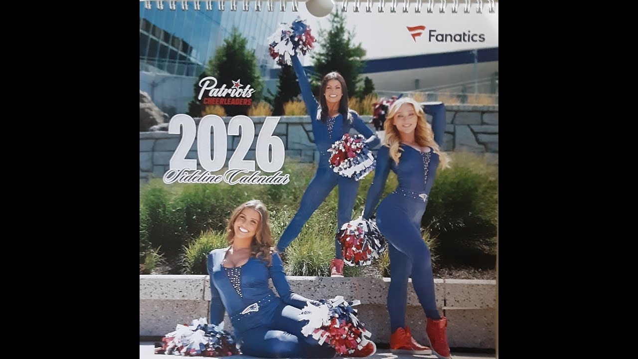 New England Patriots 2026 Cheerleaders Calendar  - Go Pats!
