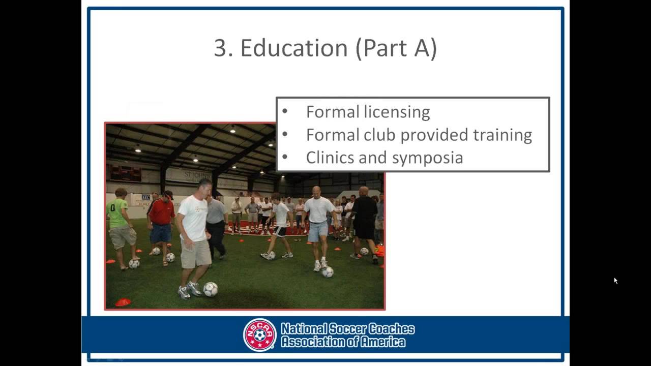 NSCAA: Coach Development Role of a DOC presented by Ian Barker