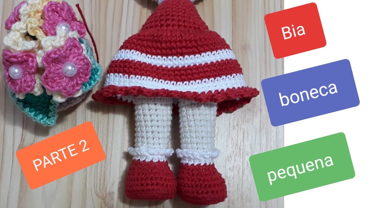 Bia boneca pequena amigurumi (2/6).