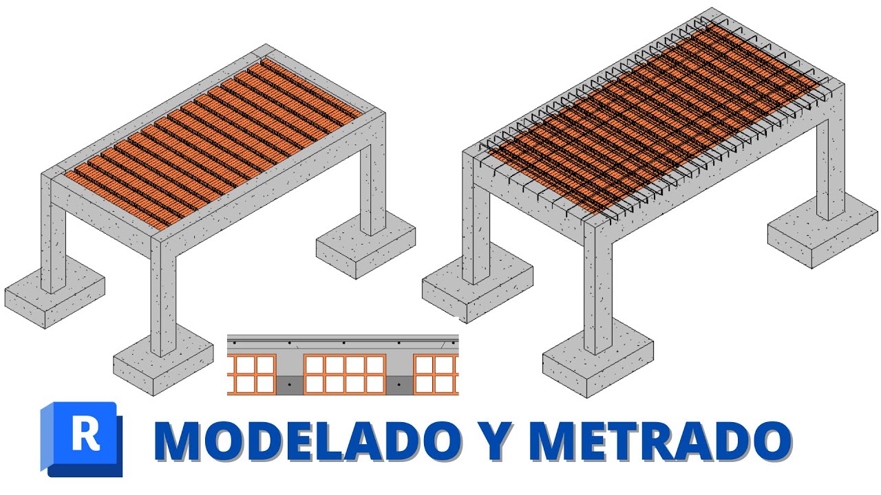 MODELADO Y METRADO DE LOSA ALIGERADA #revit