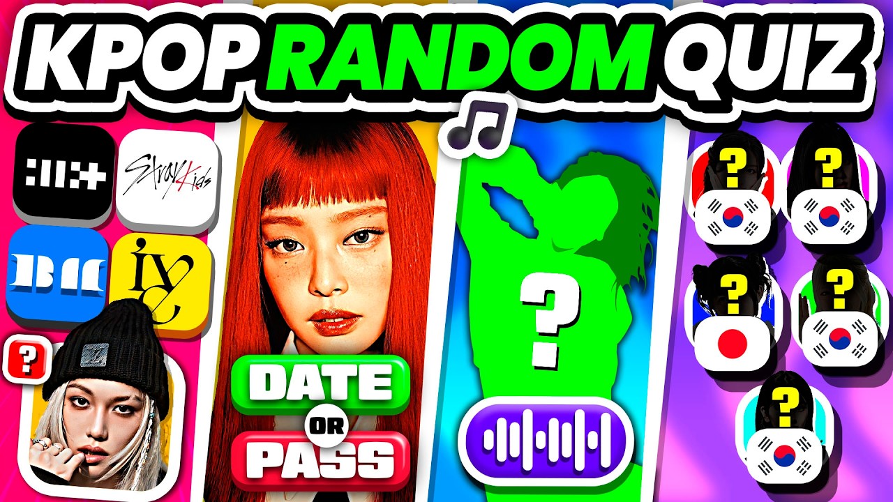 The ULTIMATE K-Pop Quiz Challenge 🏆 Can You Guess Them All? | KPOP QUIZ 2025