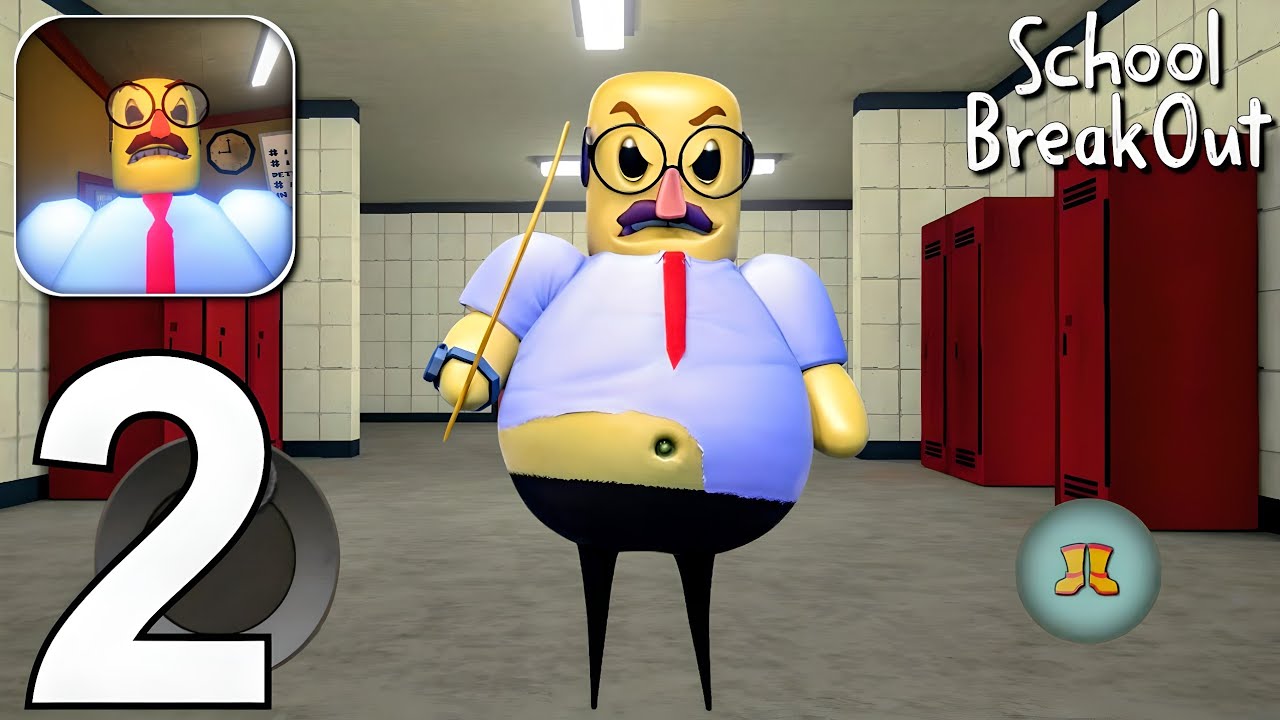 Escape School Breakout Obby - Full Gameplay Walkthrough Part 2 - (Android, iOS)