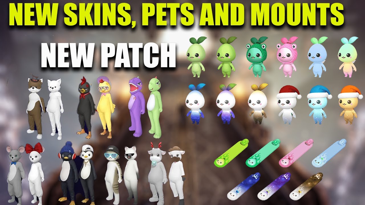 NEW PATCH Gifts - NEW Animal Skin. Mokokon Pet, mount! Lost Ark