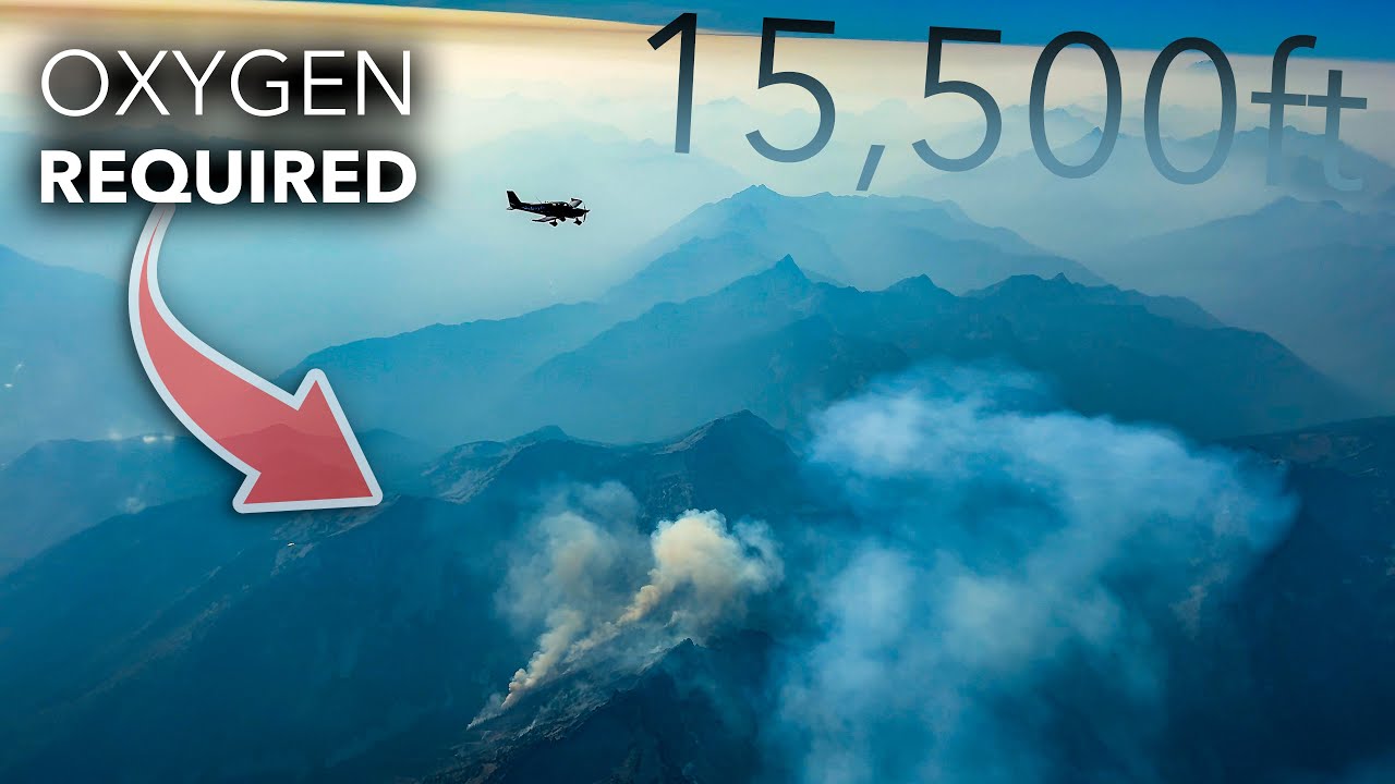 Flying over Wildfires to BC, Canada - Sling TSi & Sling HW