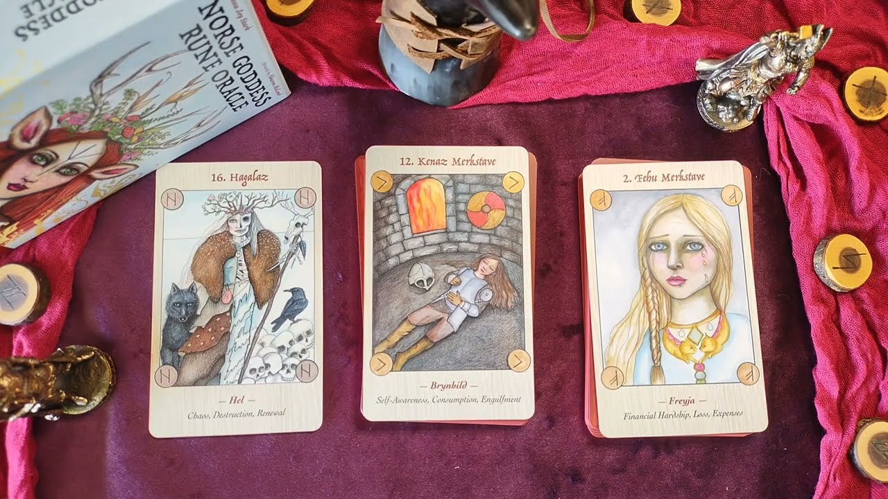 Norse Goddess Rune Oracle🩸⚓🛡️ | First Reading With This Deck and Guidebook