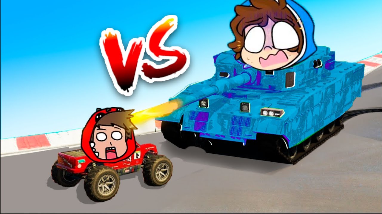 TANQUE vs CARRITO A CONTROL REMOTO  en GTA 5 😱 RAPTOR en GTA 5