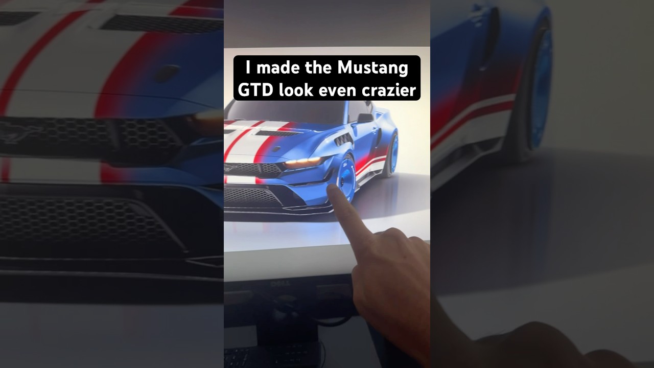 I made the Mustang GTD look even CRAZIER&hellip;