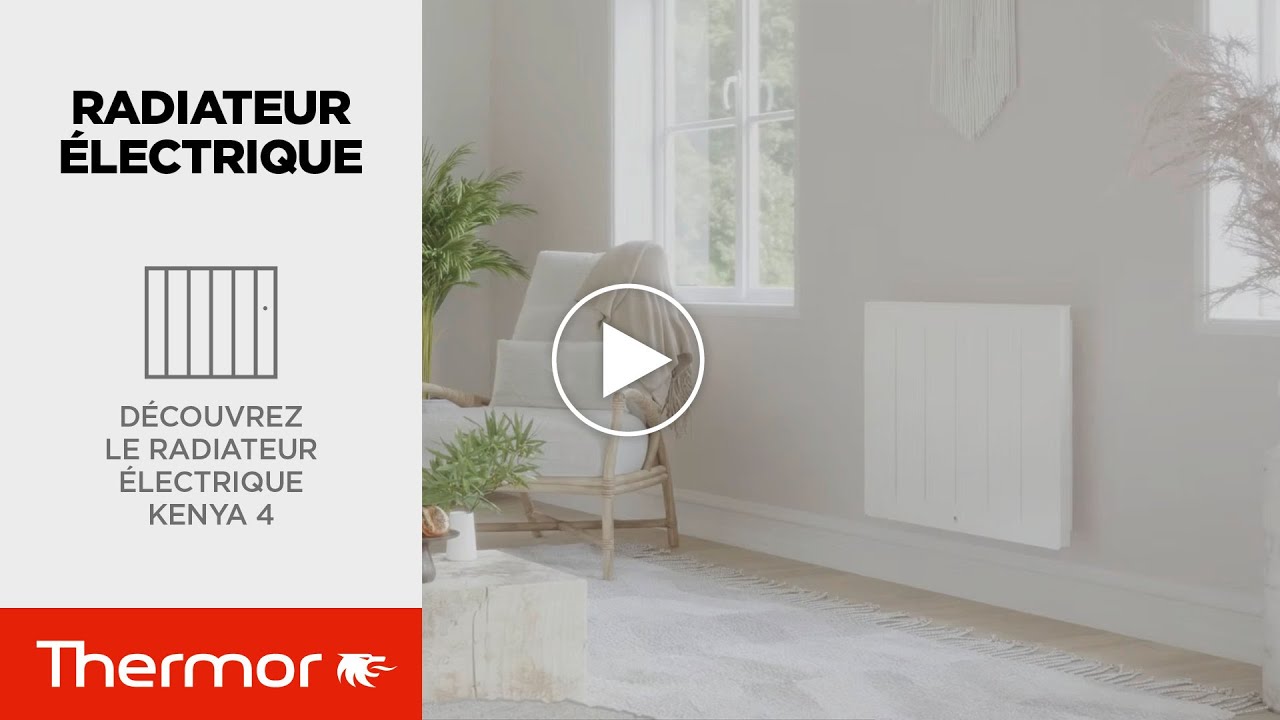 D&eacute;couvrez le radiateur &eacute;lectrique chaleur douce Kenya 4 - Thermor