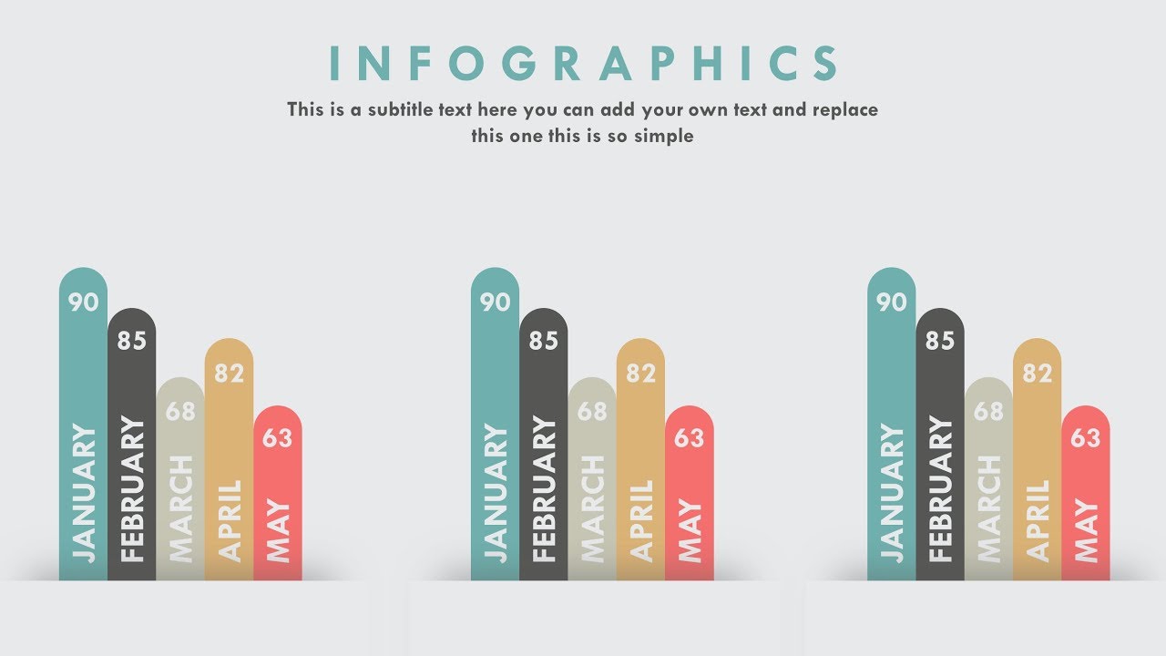 Учебное пособие по анимации PowerPoint: инфографическая столбчатая диаграмма