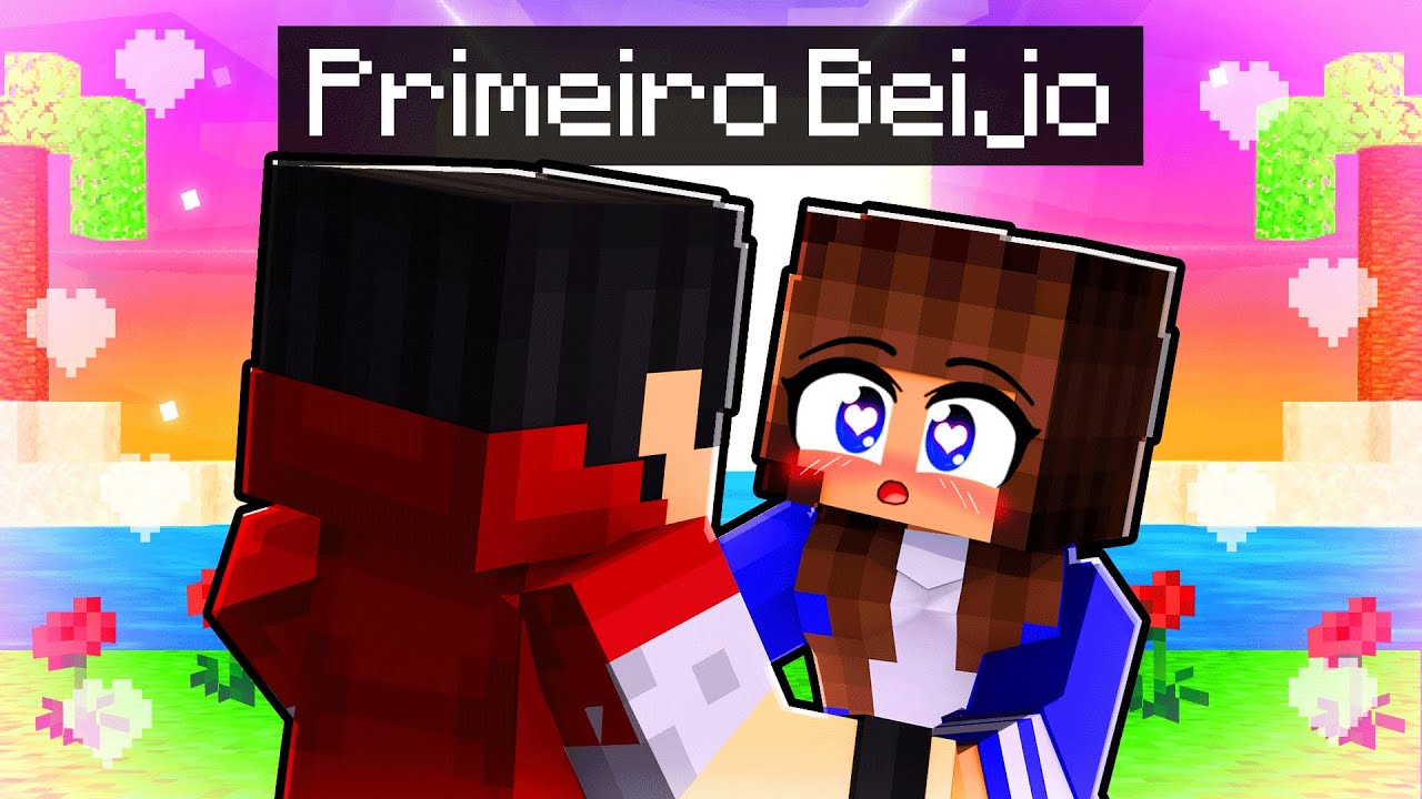 Meu PRIMEIRO BEIJO do CRUSH no DIA dos NAMORADOS no Minecraft ◂Miika▸