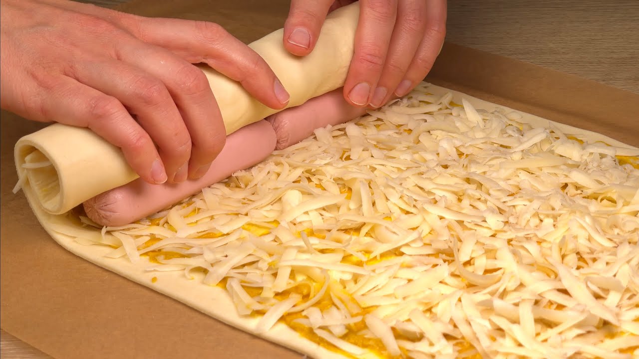 Haben Sie Blätterteig und WÜRSTE? Das ist das Beste, was ich jeden Tag koche!