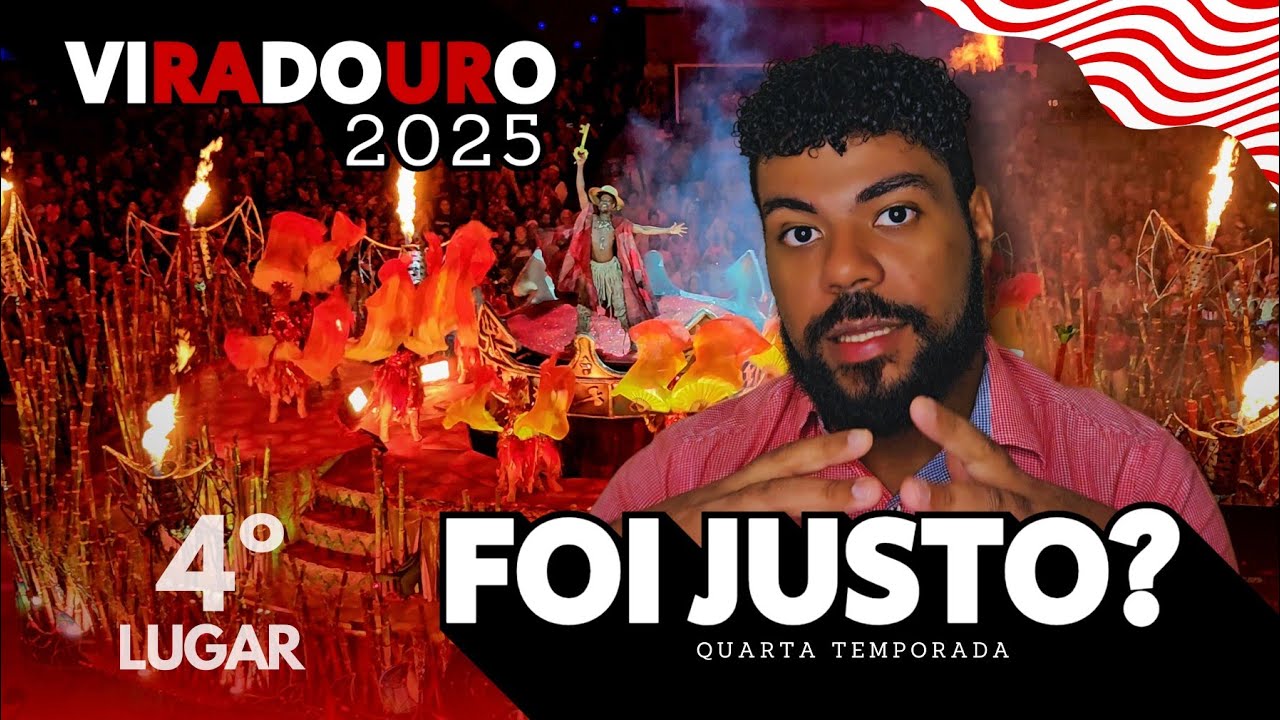 FOI JUSTO? VIRADOURO 4&ordm; LUGAR RIO CARNAVAL 2025 EP. 01