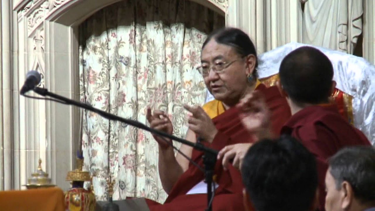 HIS HOLINESS SAKYA TRIZIN    NYC,  PART 2